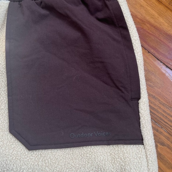 Outdoor Voices Primo Fleece Jogger Color Block Cream Brown XL - Picture 10 of 13